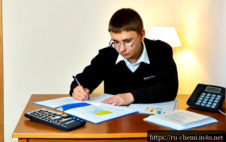 Home 17 화학공학 자격증 시험 준비 - Photorealistic Russian chemical engineering student preparing for a professional certification exam ...